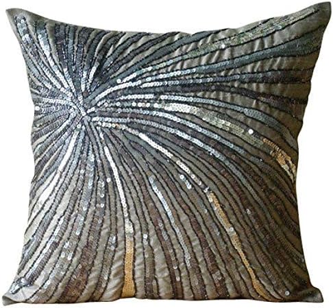 Amazon Com The Homecentric Decorative Grey Designer Pillow Covers