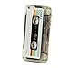 ycmcover iPhone SE 5S Case Matte Finish Heavy Duty Hard Back Cover with TPU Soft Bumper Cassette Tape