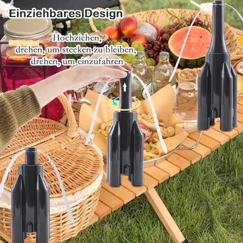 Set of 2 Table Fly Repellent Fans, Fly Repellent Fans, Table Fly Repellent Fans, Table Fly Repellent Flies for Kitchen, Restaurants, Table, Terrace