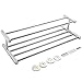 COLIBROX Wall Mounted Towel Rack Bathroom Hotel Rail Holder Storage Shelf Stainless Steel by Inter House Product