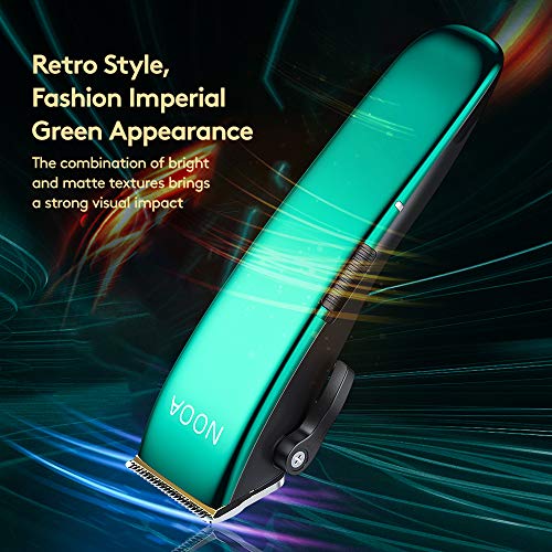 Men\'s Cordless Hair Clippers Rechargeable Hair Trimmers Professional Grooming Kit with Clipper & Trimmer for Beard, Head, Body, and Face