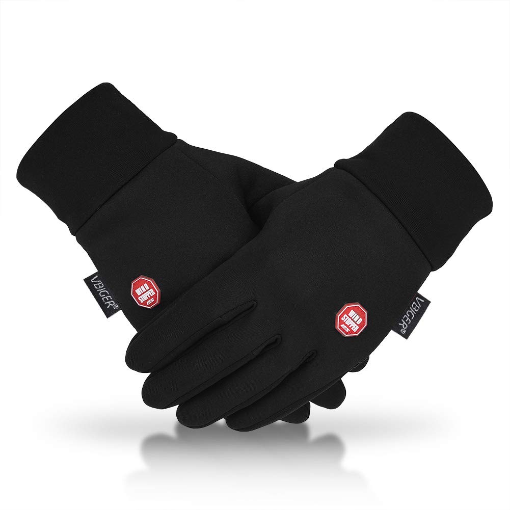 Vbiger Unisex Outdoor Gloves Windproof Touchscreen Cycling Gloves XL