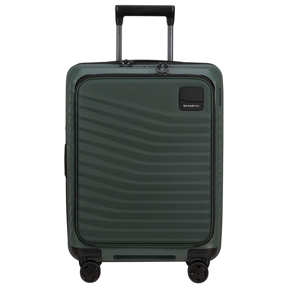 Samsonite Intuo - Spinner S, Erweiterbarer Handgepäck, 55 cm, 42/48 L, Grün (Olive Green)