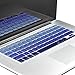 Litop® Blue Gradient Series Silicone Keyboard Cover Keyboard Skin for All MacBook Air 13