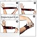 MARAKYM Wrist Wraps - Compression Support Bands for Men & Woman | Weightlifting, CrossFit, Gym, Bodybuilding | Tendonitis, Carpel Tunnel Pain Relief | Adjustable Hand & Wrist Straps to Avoid Injury