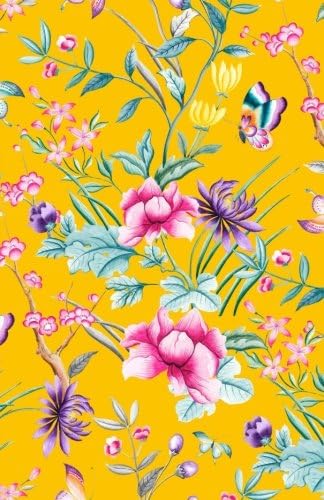 Bullet Journal: Floral Yellow Garden Notebook Dotted Grid, (5.5 x 8.5)
