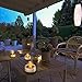 Solar Tea Lights Candles LED Flameless Flickering Candles Waterproof Candle Lights for Wedding Birthday Party Christmas Thanksgiving Décor-12 Pack