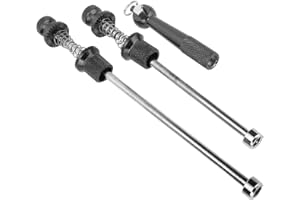 Bike Lock Skewer, Lever Wheel Locking Skewers, Aluminum Alloy Quick Release Skewers Anti-Theft Locking Security for Anti-Thef