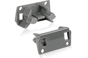 KOZHOM [Upgraded] 2Pcs Dishwasher Rack Stop Clip W10195622, Upper Dishrack Slide Rail Rear Stop fit for Whirlpool/KitchenAid/Kenmore Dishwasher, Replaces AP4566222, PS11750071, 1872168