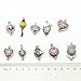 Dandan DIY 10pcs Assorted Styles Bird Brass Cage Owl Heart Landmine Tree Diffuser Locket Perfume Essential Oil Aromatherapy Diffuser Charms Pendant Craft Diffusion Ball (Assorted Styles 2)