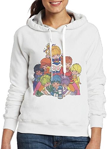 IOH Women's Autumn Rainbow Brite Chasing Rainbows Sweatshirt S White
