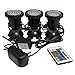Pond Lights Remote Control Submersible Lamp [Set of 3] IP68 Underwater Aquarium Spotlight 36-LED Multi-color Decoration Landscape Lamp for Swimming Pool Fish Tank Fountain Water Rockery Grass Land