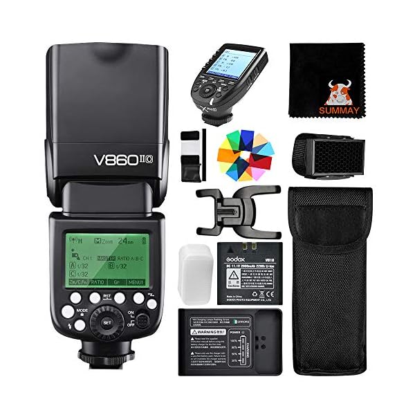 GODOX V860II-O HSS 1/8000S GN60 TTL Ving Kamera Blitz Speedlite mit XPRO-O Trigger Auslöser für Olympus Panasonic…