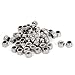 uxcell M3 x 0.5mm 304 Stainless Steel Nylon Insert Hex Lock Nuts 50pcs