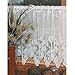 Heritage Lace Woodland 60-Inch Wide by 30-Inch Drop Tier, Ecru