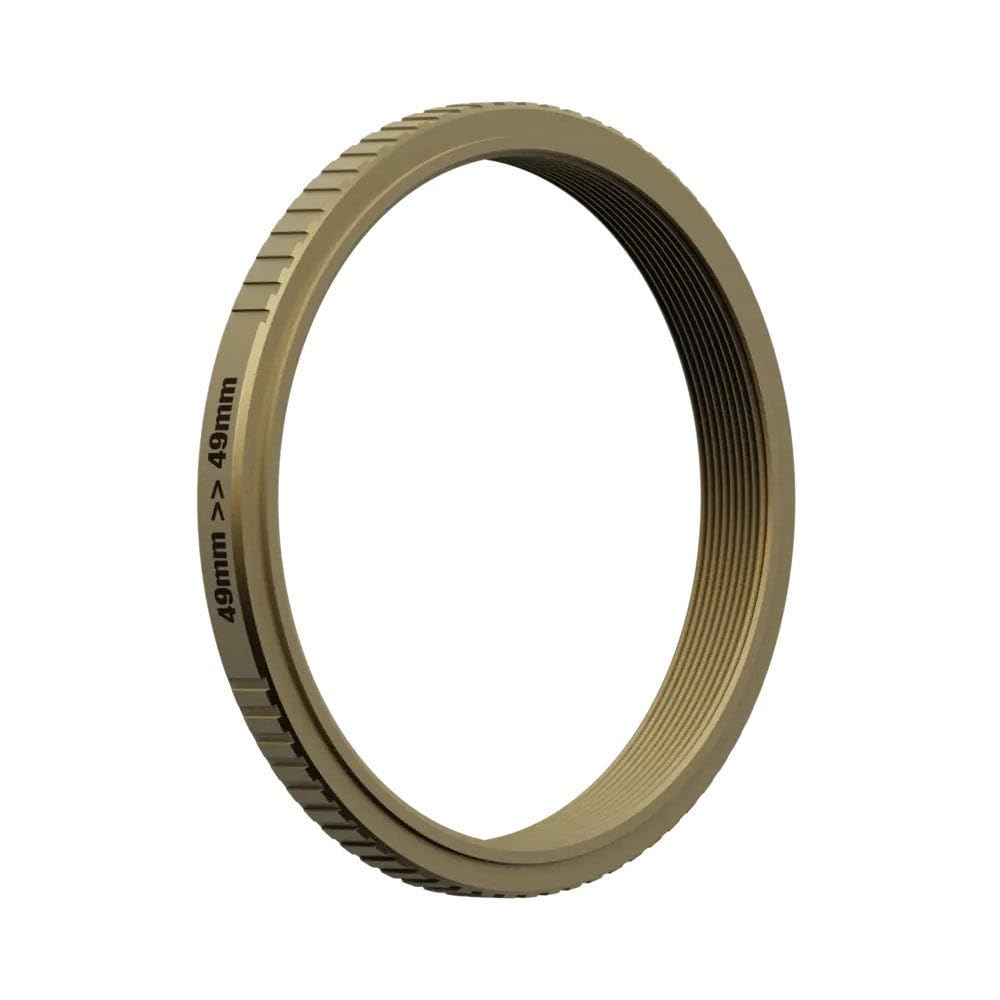 PolarPro - Fuji X100 Series Filter Adapter - Brass - Compatible with X100VI, X100V, X70, 49mm