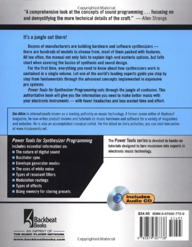 Power Tools for Synthesizer Programming: The Ultimate Reference for Sound Design Book/CD-ROM