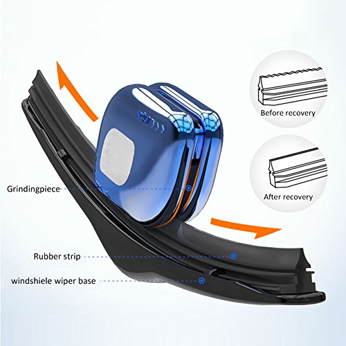 Windshield Repair Tool,Junda Car Vehicle Windshield Wiper Refurbish Repair Tool Restorer Cleaner Car Windshield Rubber Strip Wiper Repair Tool Windscreen Wiper Blade
