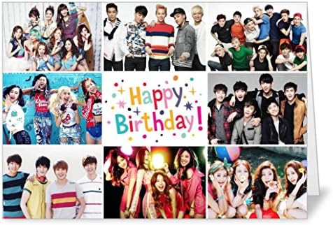 Kpop Birthday Card