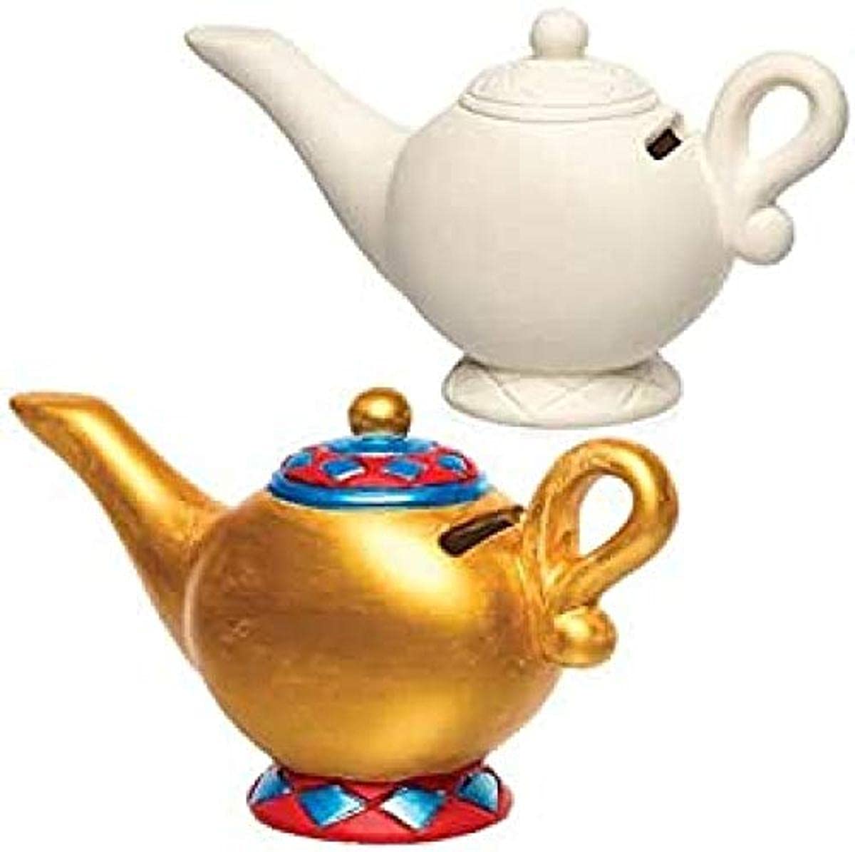 Baker Ross AR370 Genie Lamp Ceramic Coin Banks (Box of 2)