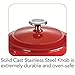Tramontina Bestow 24-Ounce Small Cocotte Pot, Enameled Cast-Iron Dutch Oven with Lid for Cooking & Serving - Gradated Red, Oven & Stovetop Safe