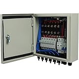 ECO-WORTHY 6 String PV Combiner Box & 63A Circuit Breakers for Solar Panel