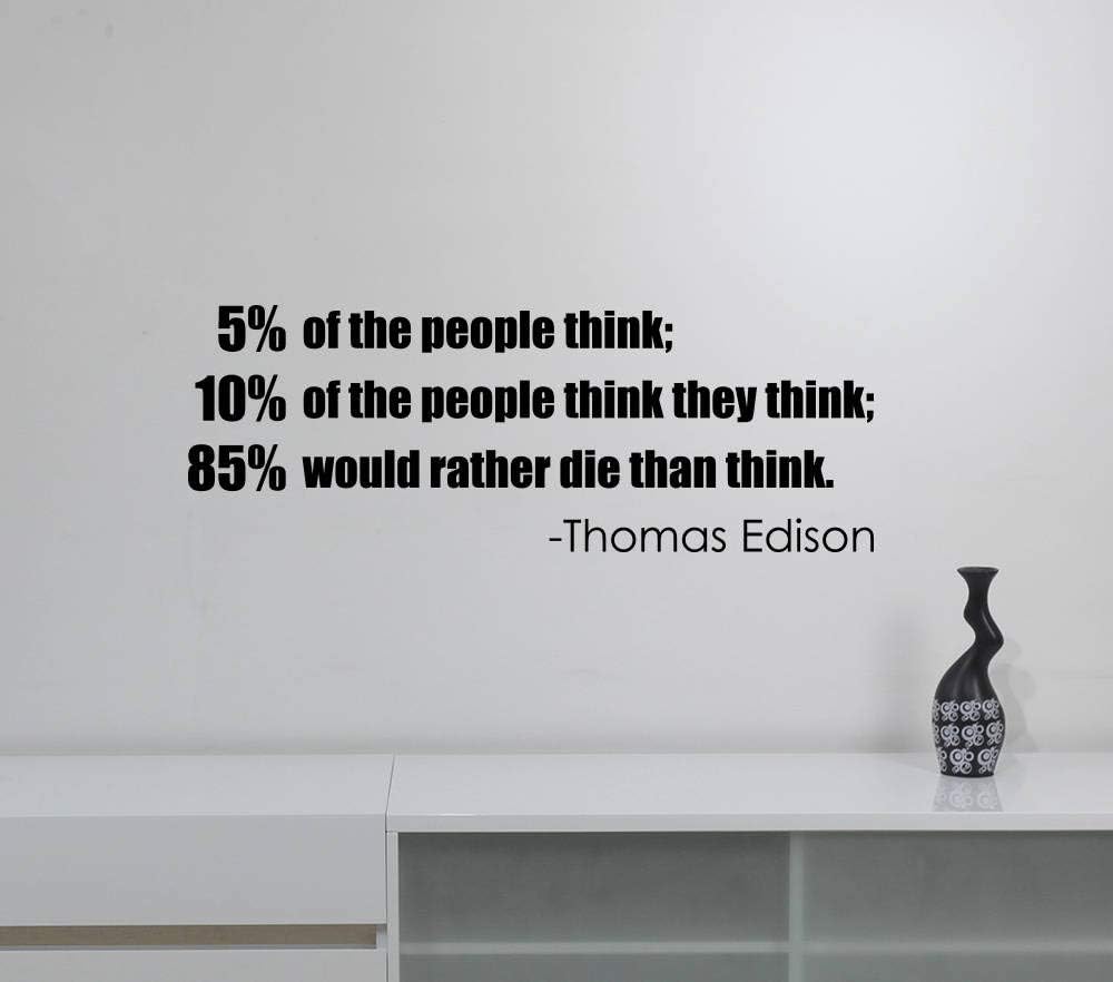 Amazon Com Thomas Edison Quote Wall Vinyl Sticker Inspirational Quote Decal Vinyl Lettering Scientist Motivational Saying Art Best Home Bedroom Classroom Dec Made In Usa Fast Delivery Home Kitchen Amazon Com Thomas Edison Quote Wall Vinyl Sticker Inspirational Quote Decal Vinyl Lettering Scientist Motivational Saying Art Best Home Bedroom Classroom Dec Made In Usa Fast Delivery Home Kitchen