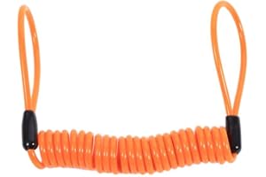 VGEBY1 Disc Lock Cable,Motorcycle Reminder Cable Disc Lock Cable 1.5M Alarm Lock Security Spring Reminder Cable Antitheft Protection on Handlebar