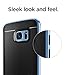 Spigen Neo Hybrid Galaxy S7 Edge Case with Flexible Inner Protection and Reinforced Hard Bumper Frame for Galaxy S7 Edge - Blue Coral