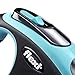 FLEXI® New Comfort Retractable Dog Leash (Tape), Ergonomic, Durable and Tangle Free Pet Walking Leash for Dogs Up to 26 lbs, 10 ft, Extra Small, Blue/Pastel