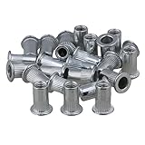 BQLZR Sheet Metal M5 Flat Head Threaded Rivet Nut Inserts Nutsert Pack of 25