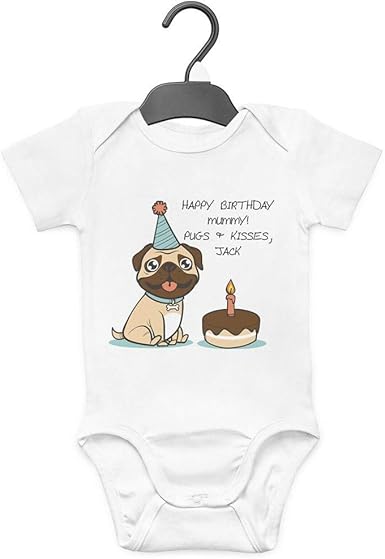 happy birthday mummy babygrow