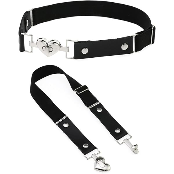 Holibanna Par Hebilla De Liga Ajustable Señoras Ligueros De Muslo