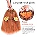 GABOSS Lion Mane Costume, Dog Lion Wig for Dog Pet Festival Party Fancy Hair Dog Clothes (Dark Brown with Ear), Large