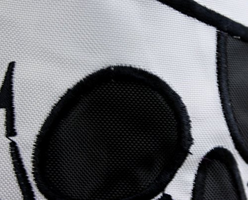 Ramson Imports of America 60" Embroidered Jolly Roger Pirate Flag 100% Polyester Wind Sock W/Grommets - Thumbnail 2