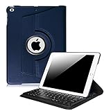Fintie iPad 9.7 inch 2018 2017/iPad Air 2/iPad Air Keyboard Case - 360 Degree Rotating Stand Cover Built-in Wireless Bluetooth Keyboard for Apple iPad 9.7