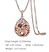 Hen night Austrian Crystal Rose Gold Wheat Shape Pendant Necklace.The Treasure in Cornfield
