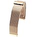 MOTONG 18mm Stainless Steel Watch Band,Replacement Strap For HUAWEI Watch (Net Rose Gold)