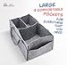 Baby Diaper Caddy and Portable Car Travel Organizer for Baby Wipes and Diapers | Large Nursery Organizer for Boys, Girls | Unisex Lightweight | Baby Shower, Birthday, Wedding Gifts | Igloo Essentials