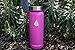 HYDRO CELL Stainless Steel Insulated Water Bottle with Straw - For Cold & Hot Drinks - Metal Vacuum Flask with Screw Cap and Modern Leakproof Sport Thermos for Adults (Fuchsia 40oz)