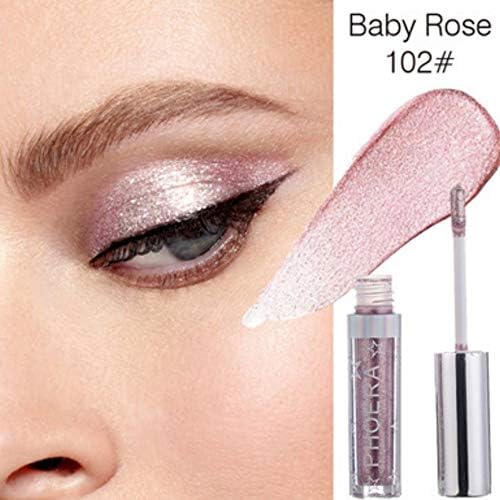 VCB 12 Colors Eyeshadow Liquid Waterproof Glitter Eyeliner Shimmer Makeup Cosmetic - Multi-color