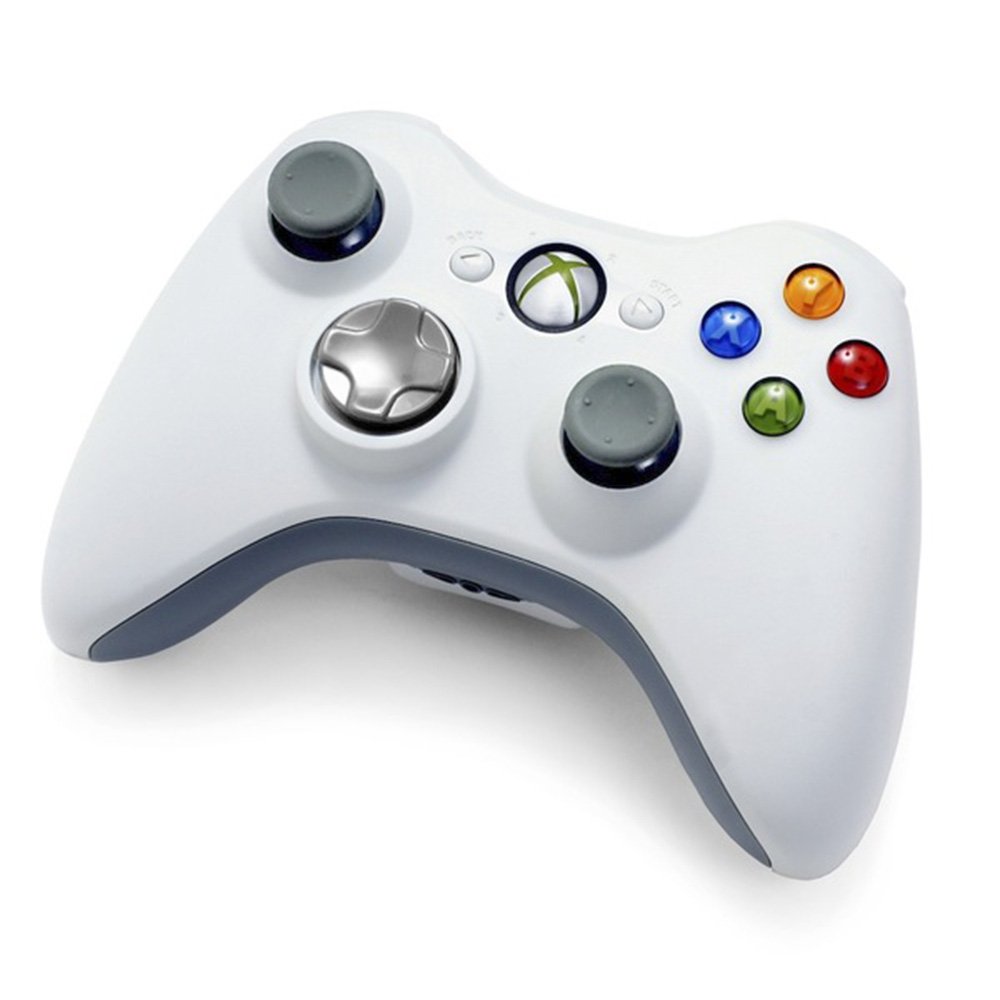 Microsoft Xbox 360 Wireless Controller - White (Renewed)