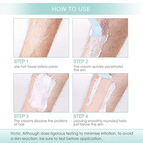 Hair Removal Cream - Skin Friendly Painless Flawless Premium Depilatory Cream - Hair Remover Cream for Women and Men