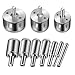 Isinlive Diamond Drill Bits Hole Saw Drill Bits Glass and Tile Hollow Core Drill Bits 10 Pcs Extractor Remover Tools Hole Saw sets for Glass Ceramics Porcelain Ceramics