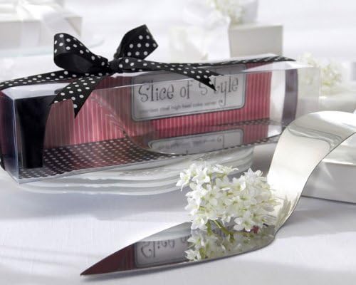 "Slice of Style" Stainless Steel High Heel Cake Server - Set of 12