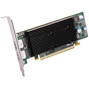 Matrox M9128 LP grafische kaart (PCI-e, 1 GB, DDR2 geheugen)