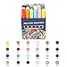 Lelix Acrylic Paint Markers, 24 Colors Permanent Acrylic Paint Pens for Rock, Glass painting, Ceramic, Wood, Canvas, Fabric, Photo Album, DIY Craft Projects, Medium Point