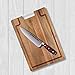 Kitory Chef's Knife 8.5 inch - Knight Series - Best Quality Japanese AUS-8 Super Stainless Steel-Razor Sharp, Superb Edge Retention, Stain & Corrosion Resistant (Wood)