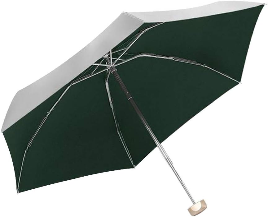 a lightweight umbrella that protects the user from the sun