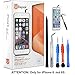iPhone 6 Screen Replacement - White- LCD Premium Complete Repair Kit with Tools - Easy Manuals Videos and Instructions - ONLY FOR iPHONE 6 NOT 6S by uRepair